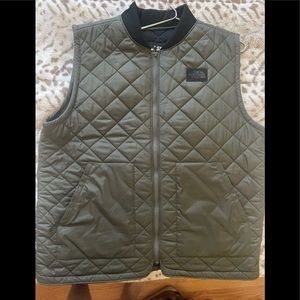 Mens quilted insulated cuchillo burnt olive green Vest